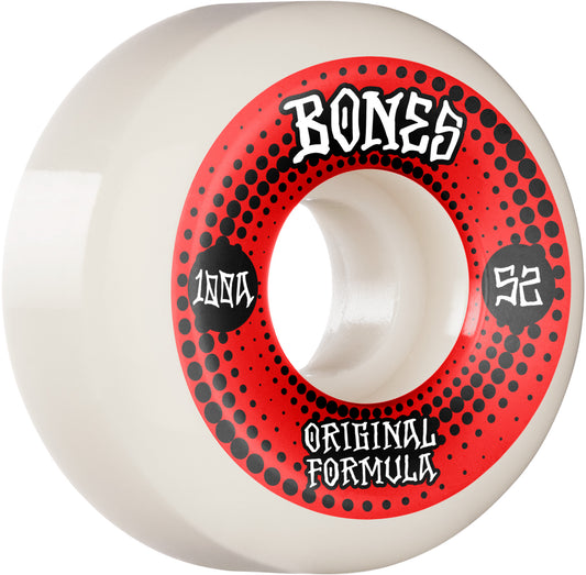 BONES OG Formula Originals 52mm 100A White V5 Sidecut