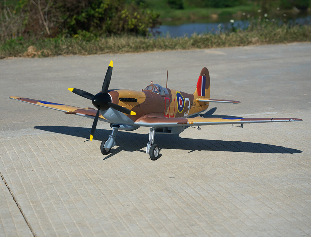 Supermarine Spitfire MKIX Brown 120mm W/Out TX/RX/Batt