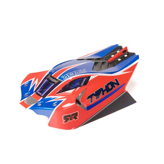 1/8 Clipless Painted Decaled Body, Red: TYPHON 4X4 (Copy)