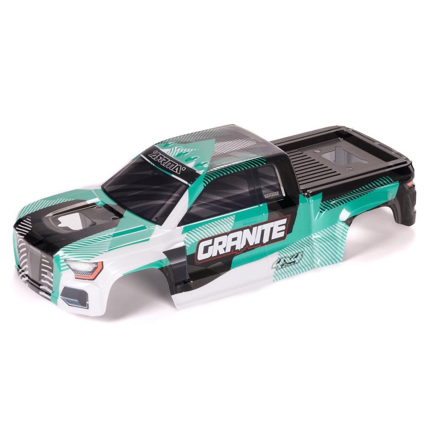 GRANITE Clipless Painted Decaled Trimmed Body, Green/Black