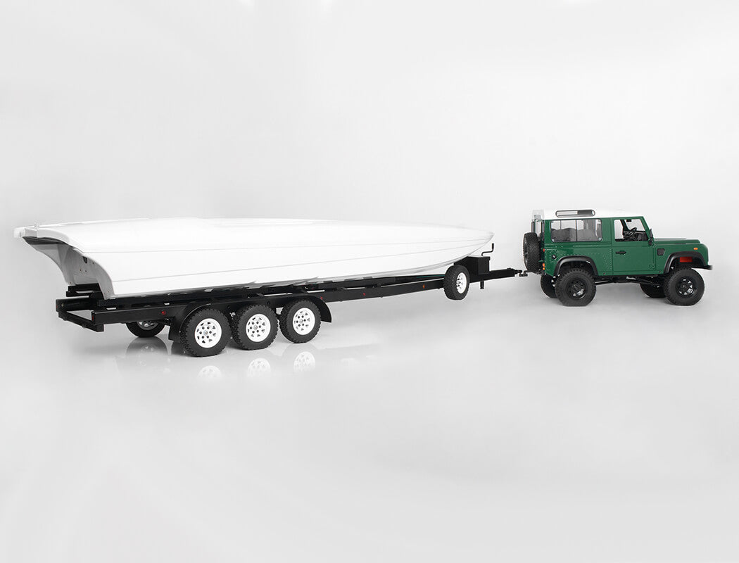 RC4WD 1/10 Bigdog Tri Axle Widebody Scale Boat Trailer