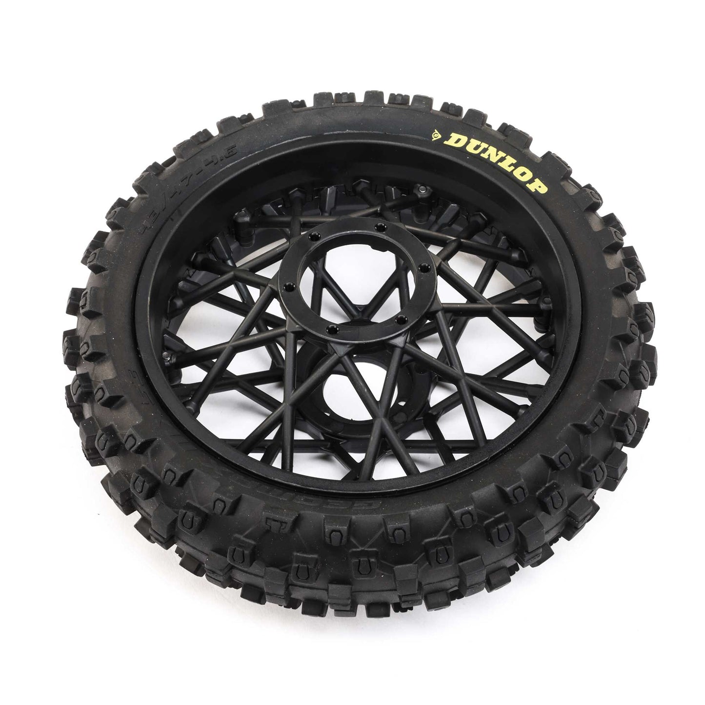 Dunlop MX53 Rear Tire Mounted, Black: Promoto MX