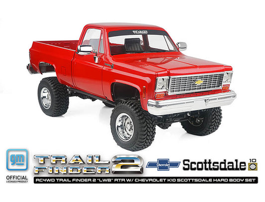 RC4WD Trail Finder 2 LWB RTR W/Chevrolet K10 Hard Body