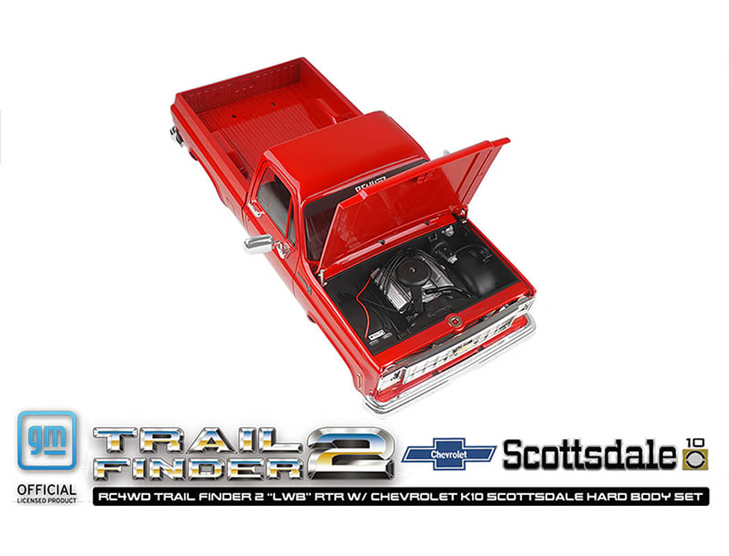 RC4WD Trail Finder 2 LWB RTR W/Chevrolet K10 Hard Body