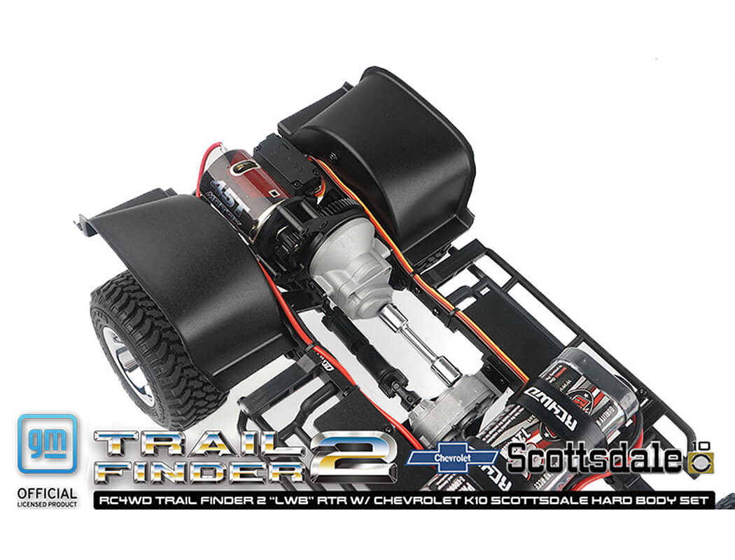 RC4WD Trail Finder 2 LWB RTR W/Chevrolet K10 Hard Body