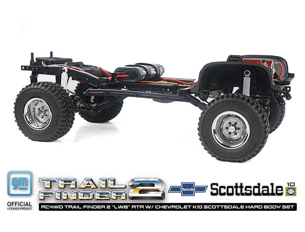 RC4WD Trail Finder 2 LWB RTR W/Chevrolet K10 Hard Body