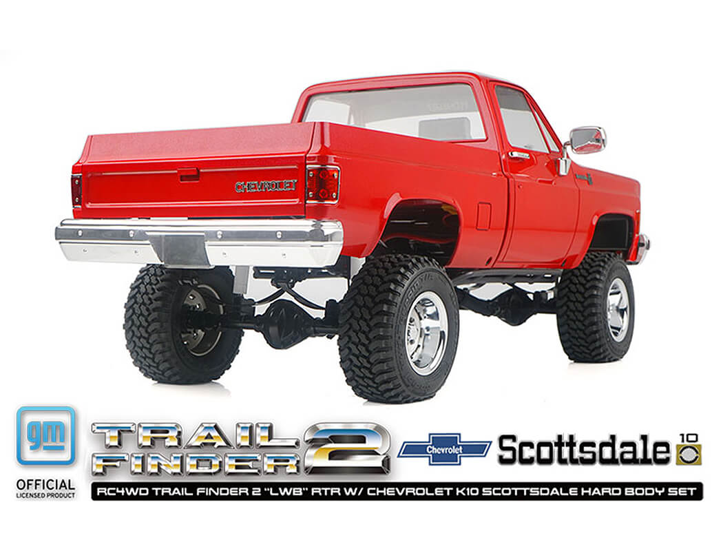 RC4WD Trail Finder 2 LWB RTR W/Chevrolet K10 Hard Body