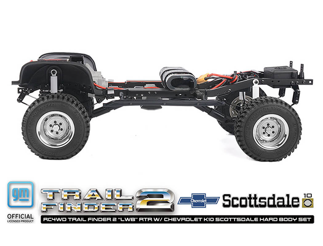 RC4WD Trail Finder 2 LWB RTR W/Chevrolet K10 Hard Body
