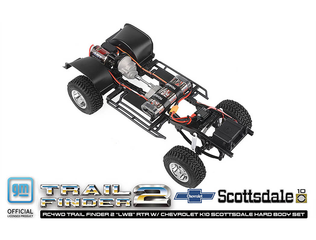 RC4WD Trail Finder 2 LWB RTR W/Chevrolet K10 Hard Body