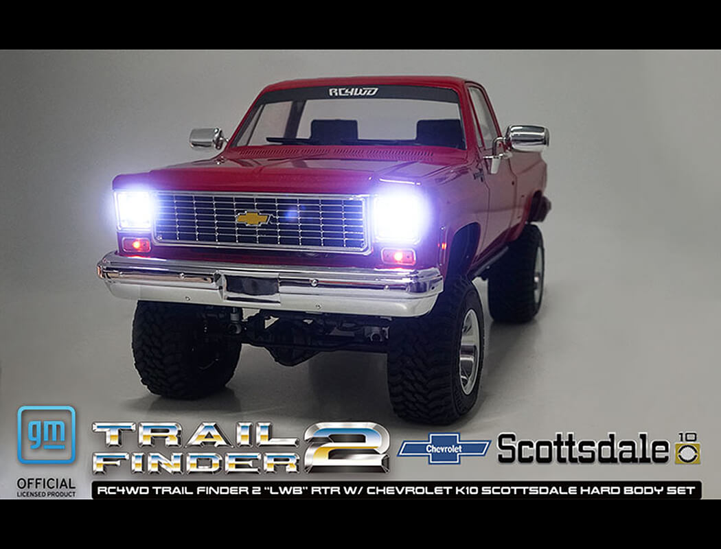 RC4WD Trail Finder 2 LWB RTR W/Chevrolet K10 Hard Body