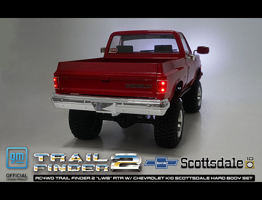 RC4WD Trail Finder 2 LWB RTR W/Chevrolet K10 Hard Body