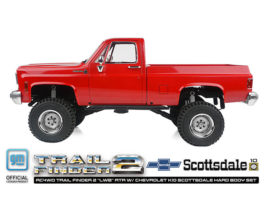 RC4WD Trail Finder 2 LWB RTR W/Chevrolet K10 Hard Body