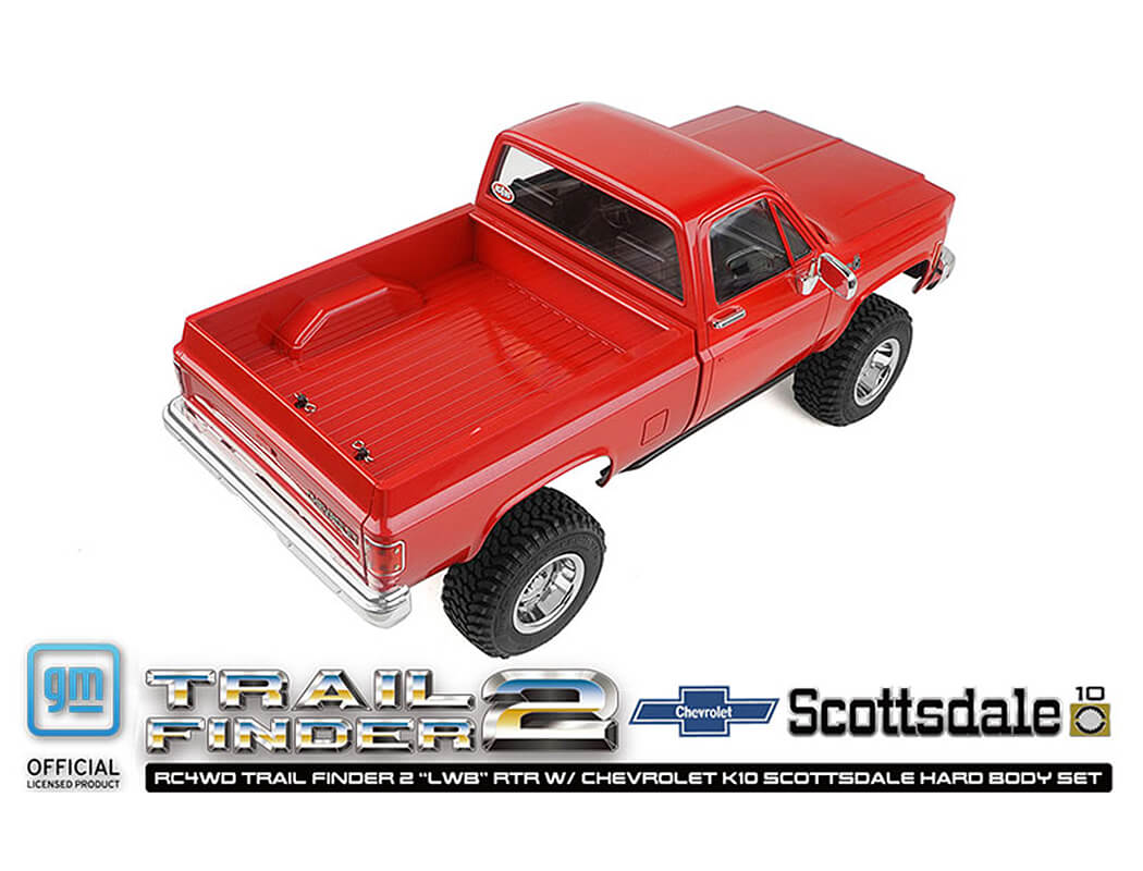 RC4WD Trail Finder 2 LWB RTR W/Chevrolet K10 Hard Body