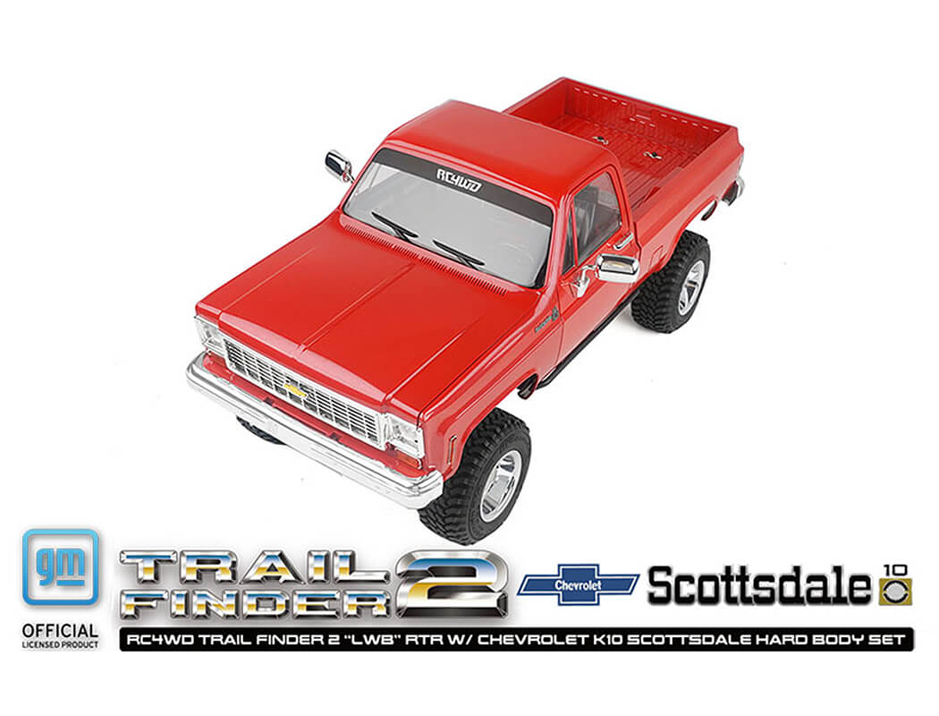 RC4WD Trail Finder 2 LWB RTR W/Chevrolet K10 Hard Body