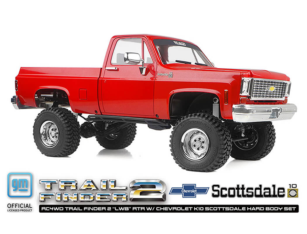 RC4WD Trail Finder 2 LWB RTR W/Chevrolet K10 Hard Body