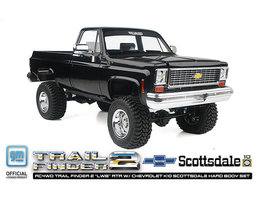 RC4WD Trail Finder 2 LWB RTR W/Chevrolet K10 Hard Body