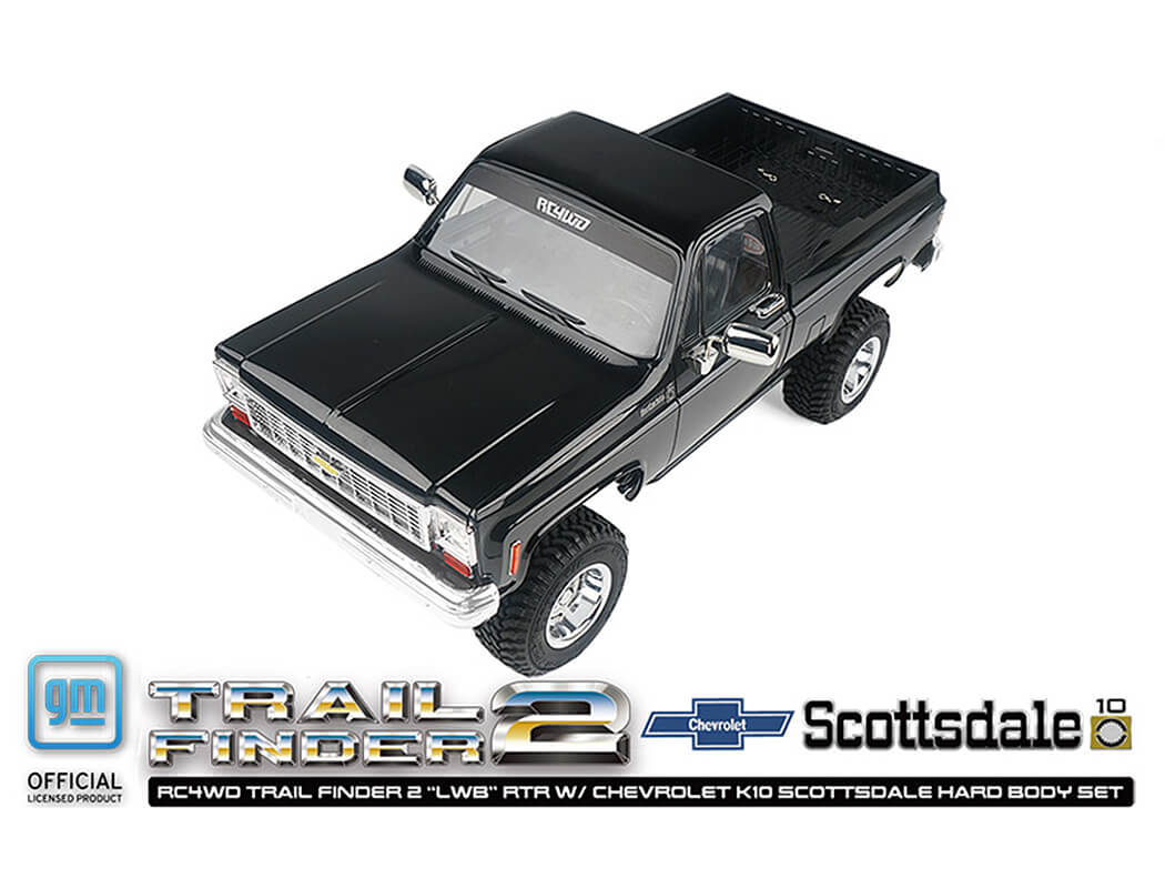 RC4WD Trail Finder 2 LWB RTR W/Chevrolet K10 Hard Body