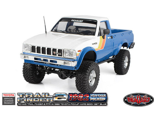 RC4WD Trail Finder 2 W/1982 Toyota Pickup Hard Body Blue