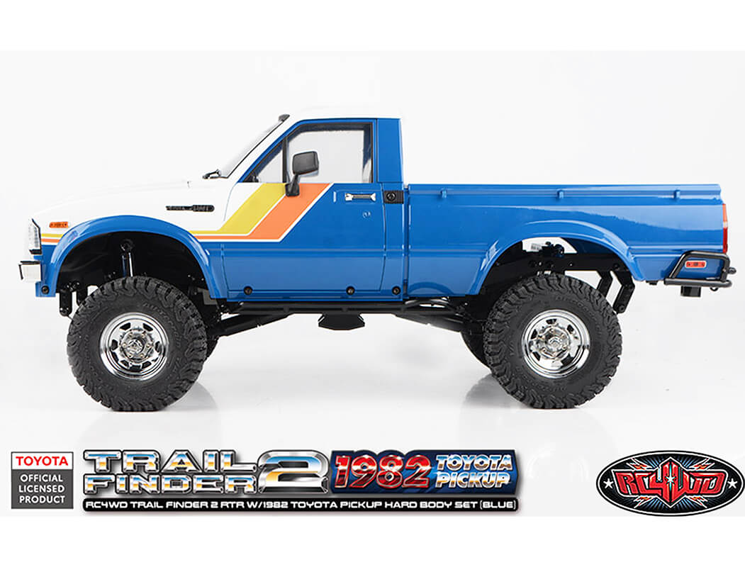 RC4WD Trail Finder 2 W/1982 Toyota Pickup Hard Body Blue