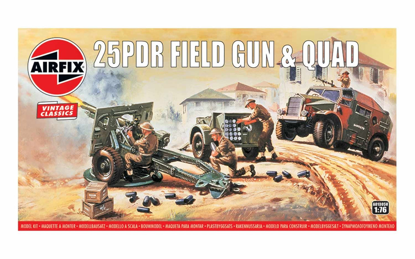 Airfix 25PDR Field Gun & Quad 1:76