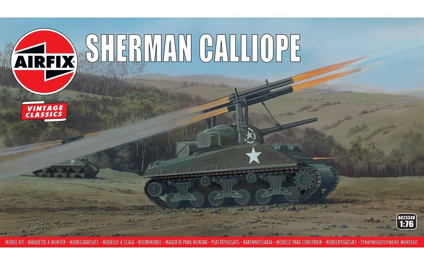 Airfix Sherman Calliope 1:76 Vintage