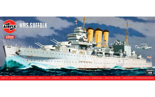 Airfix HMS Suffolk 1:600 Vintage