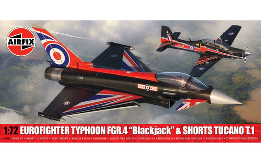Eurofighter Typhoon FGR4 "Blackjack" & Shorts Tucano T1 Twin Pack 1:72