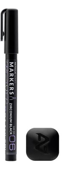Metallic Series Markers – Zirconium Black 06