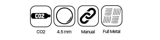 Barra Schofield 5" 4.5mm Chrome BB Revolver