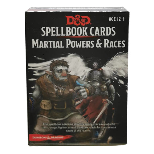 Dungeons & Dragons - Martial Power & Races Spellbook Cards