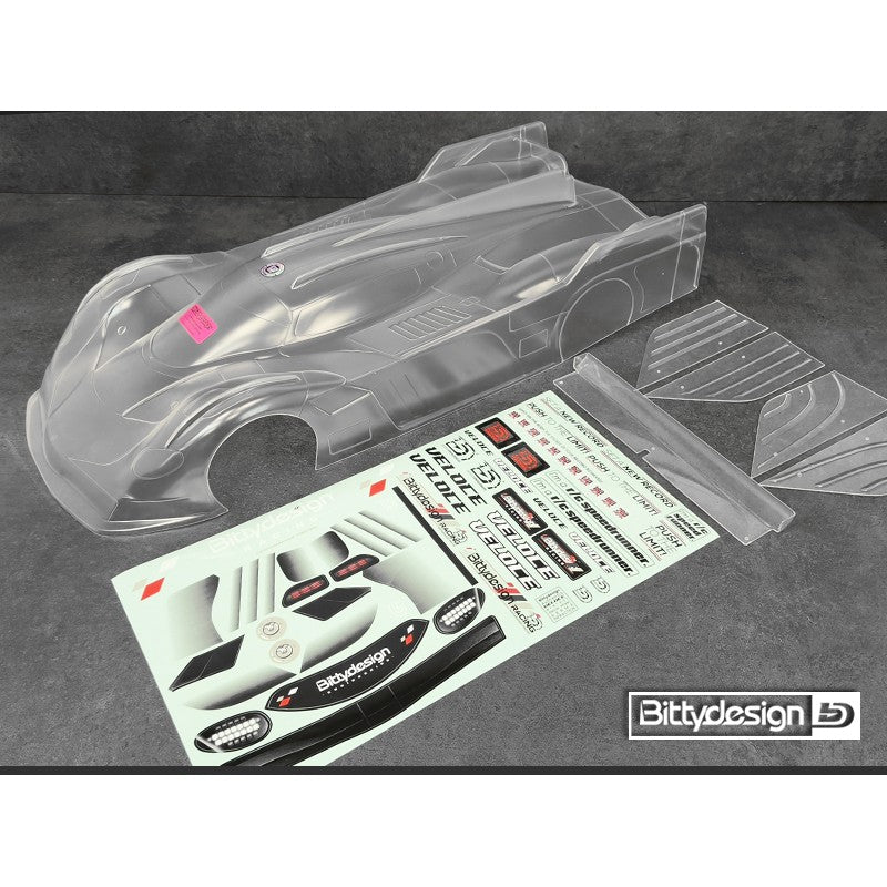 Veloce 1/7 Clear Pre-Cut Body ARRMA Infraction/Limitless & Hobao VTE2 (2.0mm)