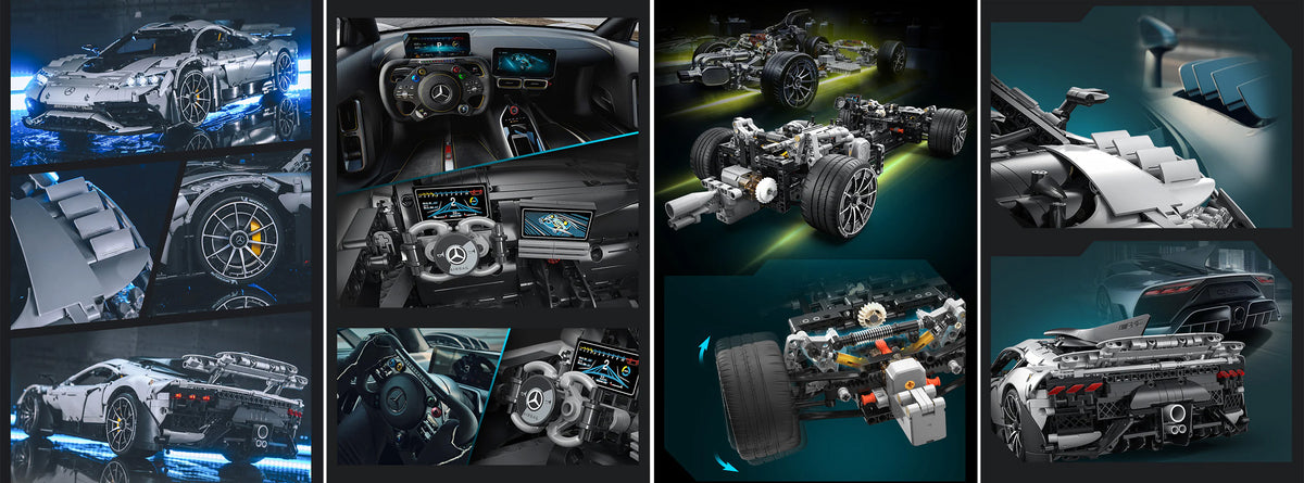 1:8 Mercedes-AMG Project ONE - 3295 Pieces