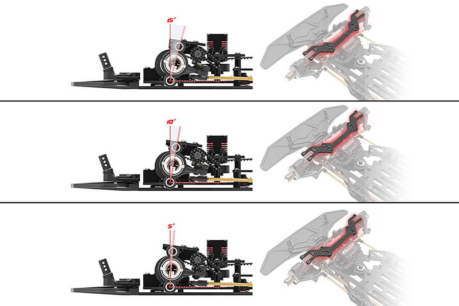 Corally SSX823 Car Kit Chassis Kit Only - No Elc/Body/Tires