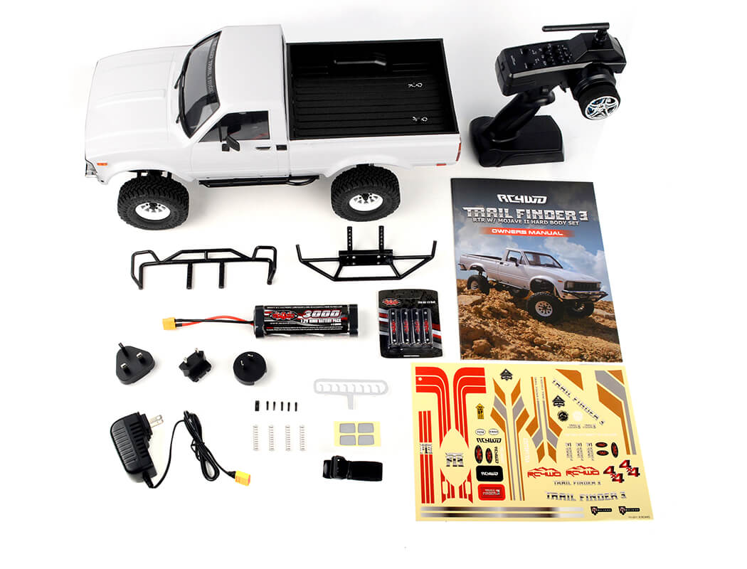 RC4WD Trail Finder 3 RTR W/Mojave II Hard Body