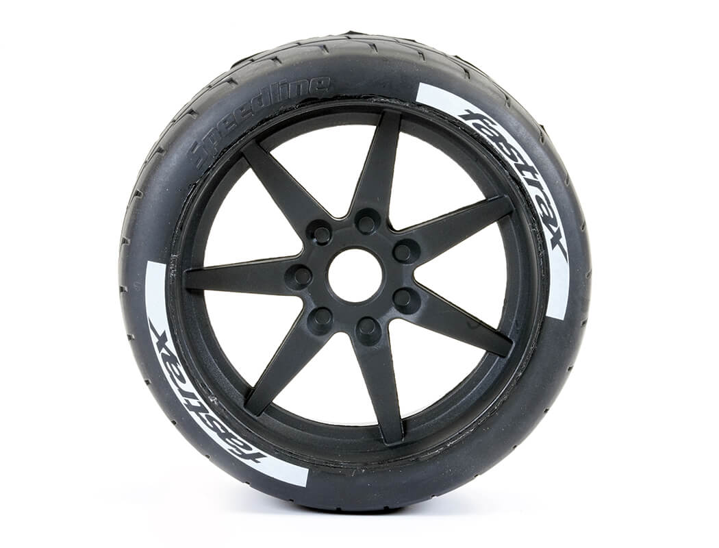 Fastrax Supaforza Rear 52° Tyres/BLK 17mm (2)