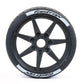 Fastrax Supaforza Front 52° Tyres/BLK 17mm (2)