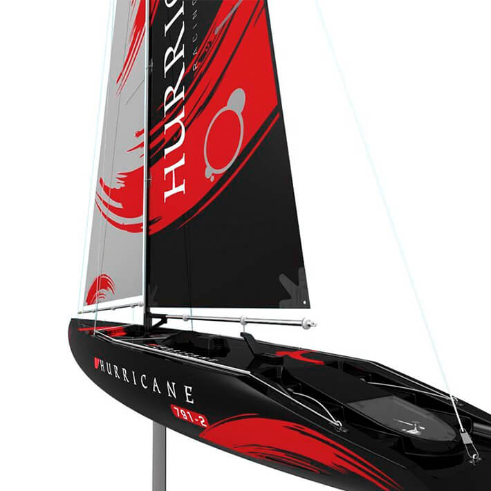 Volantex Racent Hurricane Sail Yacht Boat 1M RTR