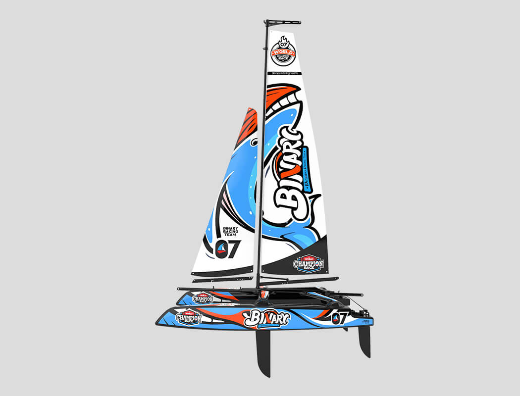 Joysway Binary V3 Catamaran Sailboat RTR W/Smart Sail Tech