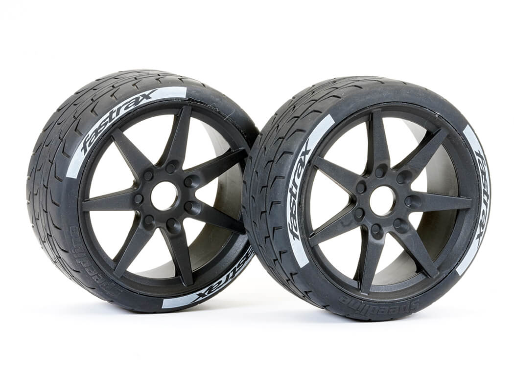 Fastrax Supaforza Front 45° Tyres/BLK 17mm (2)