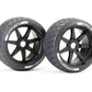 Fastrax Supaforza Rear 45° Tyres/BLK 17mm (2)