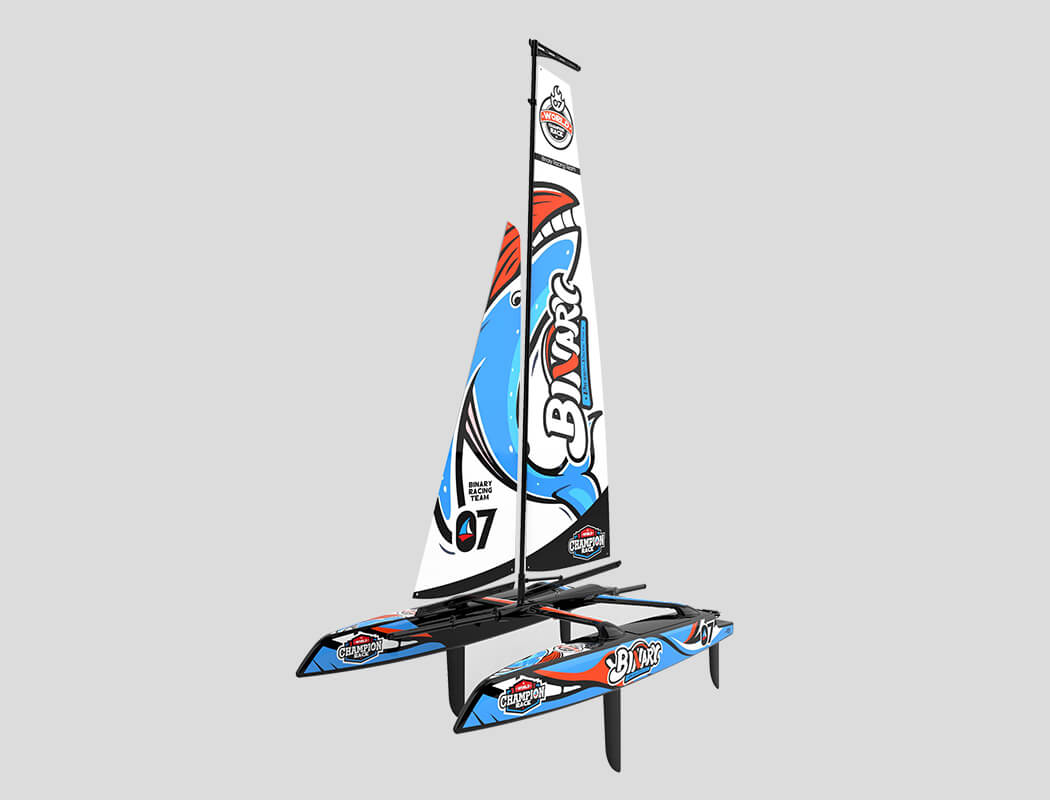 Joysway Binary V3 Catamaran Sailboat RTR W/Smart Sail Tech