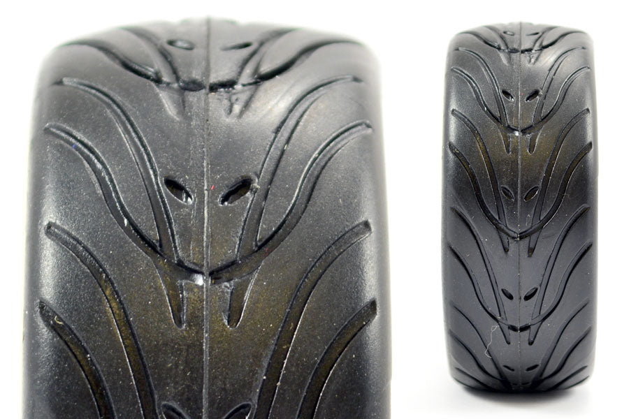 1/10 Street/Tread Tyre 14SP Gun Metal Wheel (4)