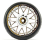 1/10 Street/Tread Tyre Star Spoke Chrome Wheel (4)