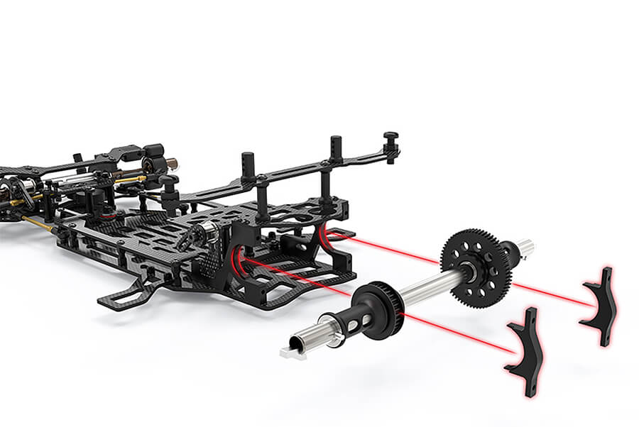 Corally SSX823 Car Kit Chassis Kit Only - No Elc/Body/Tires