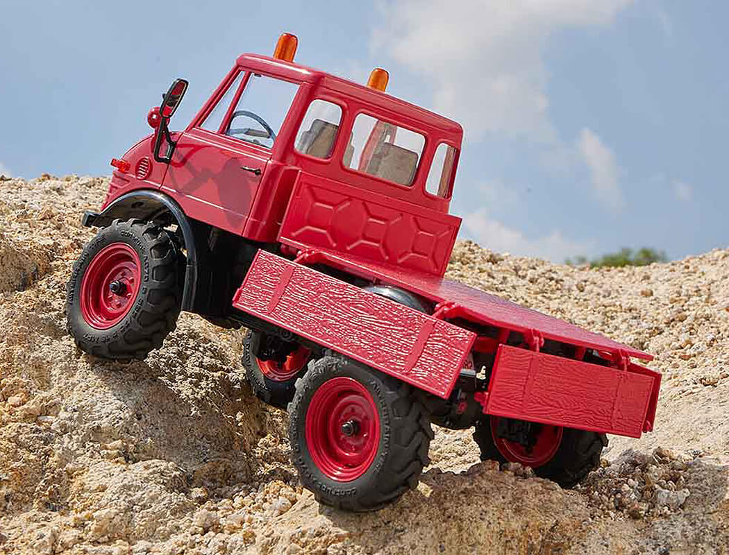 FMS 1/24th Unimog Scaler Red