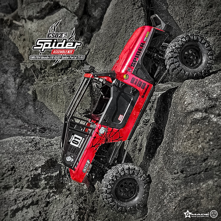 Gmade 1/10 GS02F Spider Portal TS Assembly Kit