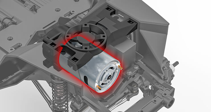 Gmade 1/10 GS02F Spider Portal TS Assembly Kit