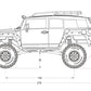 FMS Toyota FJ Cruiser 1/18th Scaler RTR