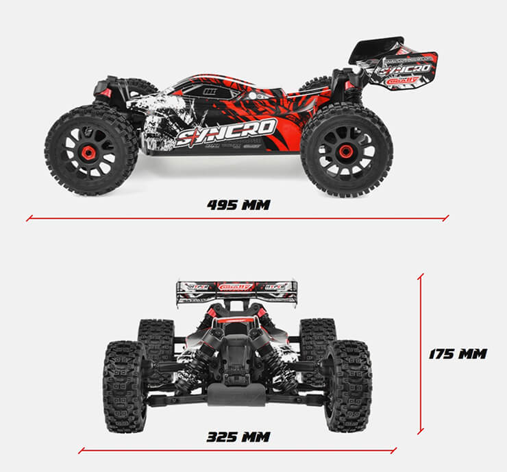 Corally Syncro-2 Brushless 3-4s 2WD Basher Buggy RTR