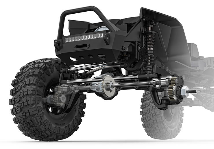 Gmade 1/10 GS02F Spider Portal TS Assembly Kit